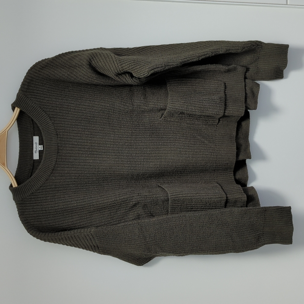 Madewell Cotton Sweater with Pockets
